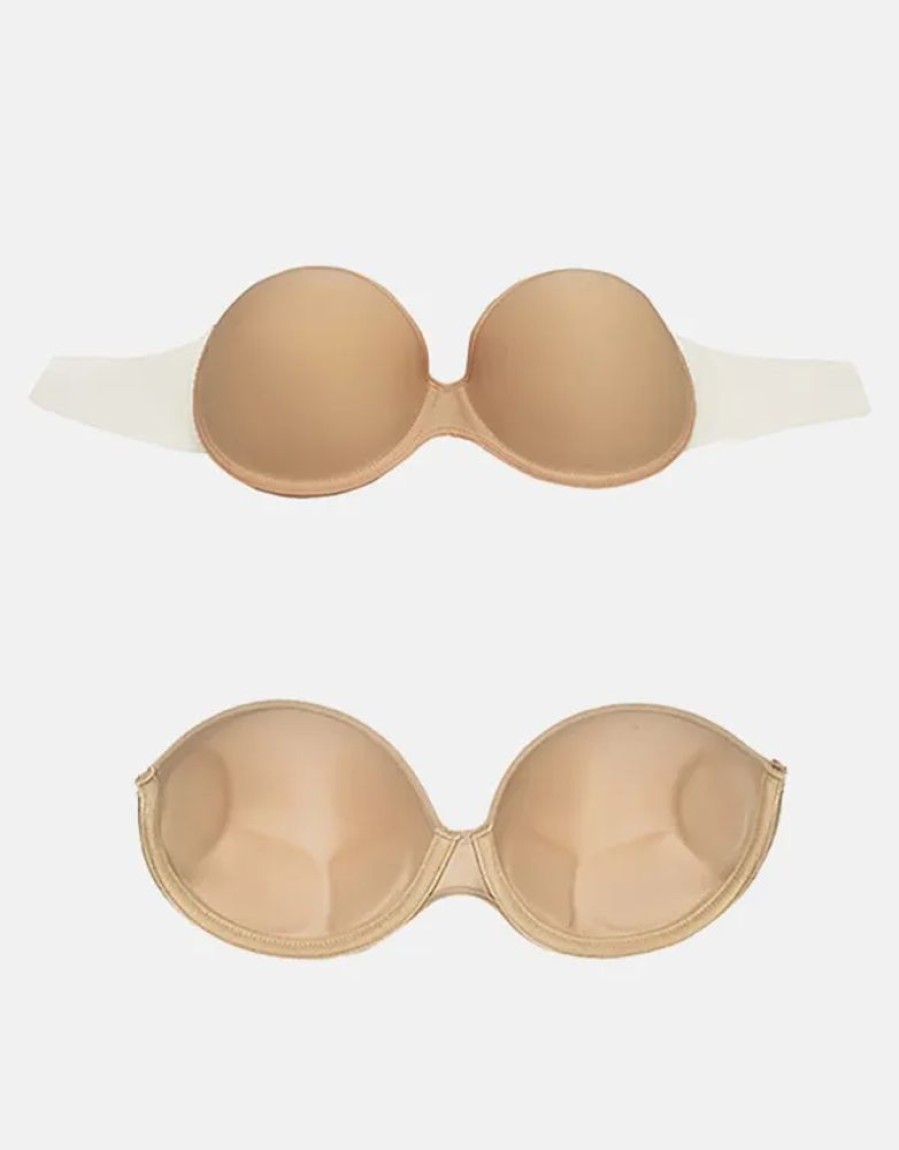 Donna Calzitaly | Reggiseno Con Adesivo Laterale - Calzitaly Naturale