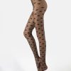 Donna Calzitaly | Collant Velato Con Pois Grandi - 20 Den - Calzitaly Nero